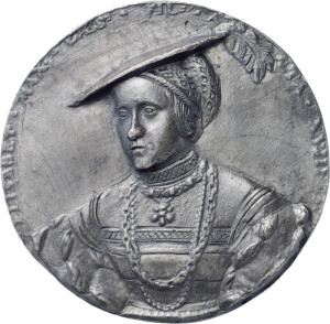 Christoph Weiditz, Medaille auf Elisabeth von Österreich, um 1528. Foto: Nicolai Kästner