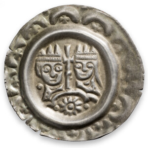 Augsburg, Heinrich VI. und Konstanze, Denar, Silber, 1169–1197