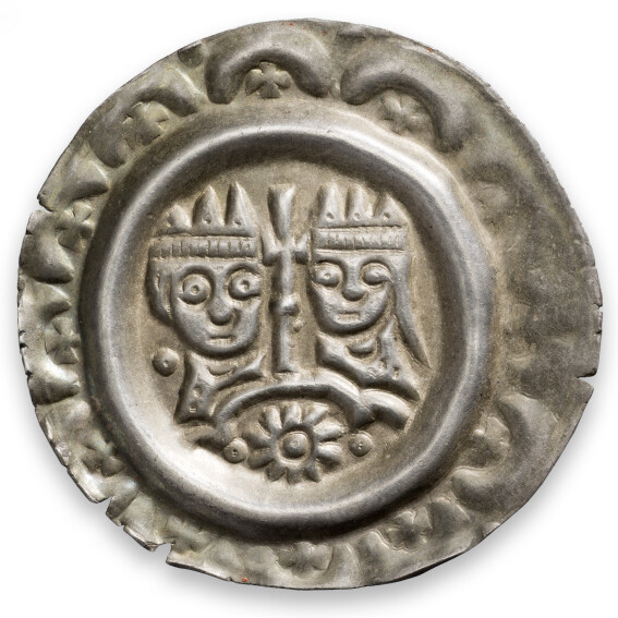 Augsburg, Heinrich VI. und Konstanze, Denar, Silber, 1169–1197