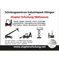 Stapler-Schulung-Möhnesee Stapler- Bagger- Kranschein-Ausbildung