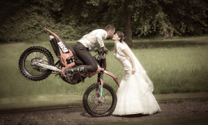 BrautpaarShooting mit Enduro
