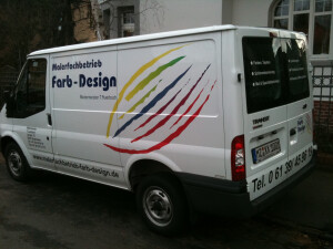 Bus-Beschriftung / Farb-Design