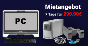 Wir verleihen den Nikon Diascanner/ Filmscanner inkl. Zubehör • Nikon CoolScan 5000 ED mit Zubehör • Computer mit Nikon Scansoftware • Lieferung mit kurzer Einschulung Mietangebot – 1 Woche (7Tage) 290,00€