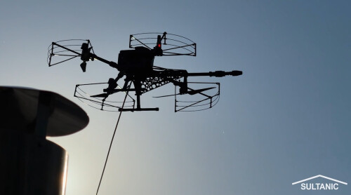 Drohnenreinigung PV-Anlage