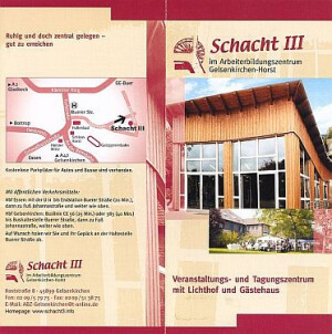 Tagungs- und Gästehaus Schacht3 - Info-Broschüre