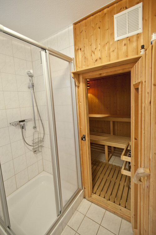 viele Domizile haben eine Sauna dabei