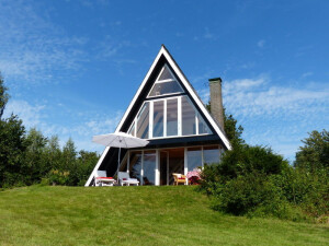 moderne Nurdachhäuser