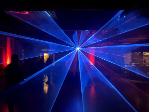 Atemberaubende Lasershows