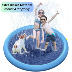 TRENDMOPS SUMMERSHOWER - Aufblasbare Dusche für Hunde: Erfrischender Sommer-Spielspaß für die ganze Familie.