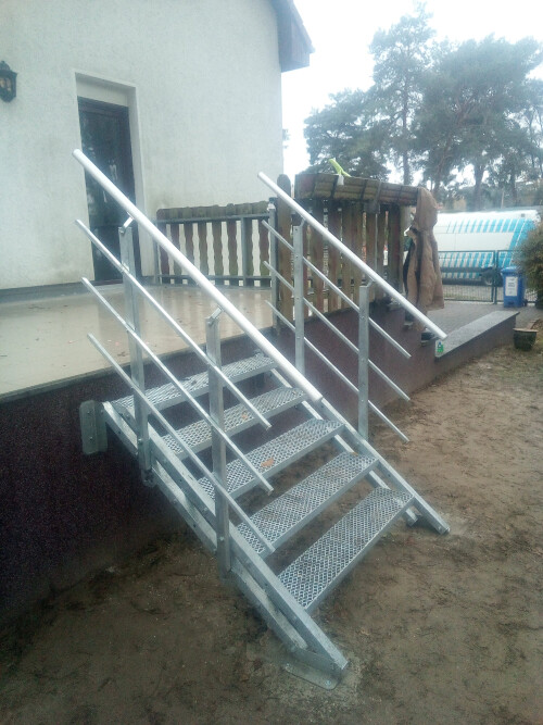 Montage einerTreppe