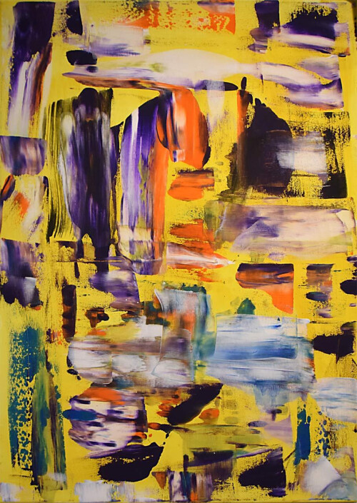 Gemälde Acrylfarbe auf Leinwand 50 x 70 cm