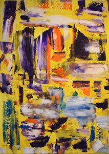 Gemälde Acrylfarbe auf Leinwand 50 x 70 cm
