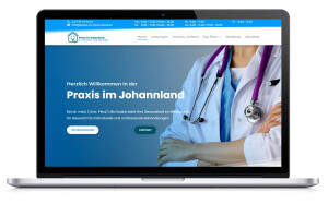 Website Beispiel - Praxis im Johannland