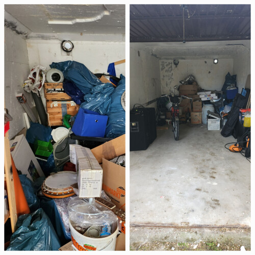 Garage aufgeräumt