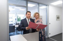Rechtsanwalt Michael Wenni mit Sekretärin