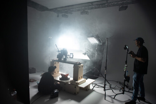 Wolke7.tv Filmproduktion Hamburg am Set für unseren Kunden