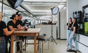 Wolke7.tv Filmproduktion Hamburg am Set für unseren Kunden