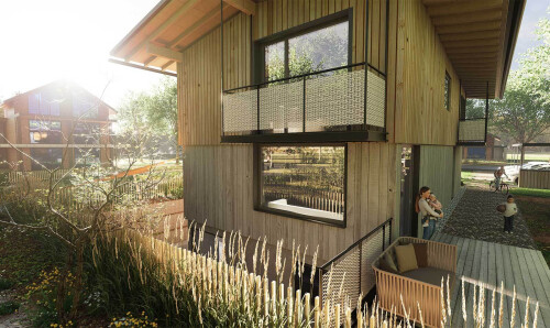 WOU Architects Wohnungsbau Holzbau