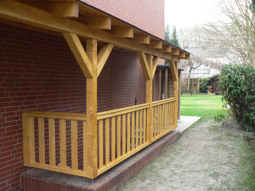 Überdachung Kellertreppe