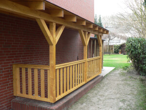 Überdachung Kellertreppe